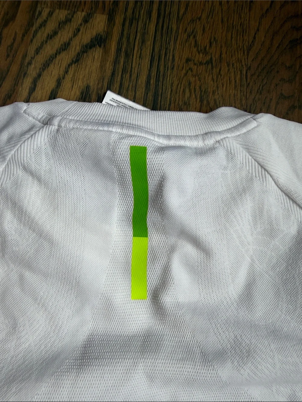 adidas White Short-Sleeve Tennis Shirt with Navy Logo